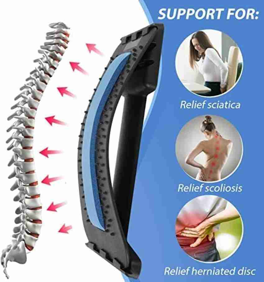 Back Stretching Device, Back Massager for Bed & Chair & Car, Multi