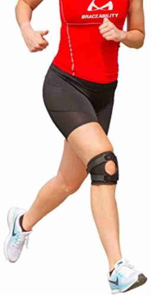 Buy BraceAbility Short Patellar Tracking Knee Brace Pull On Running  Exercise Athletic Knee Support Online at Best Prices in India - Sports &  Fitness