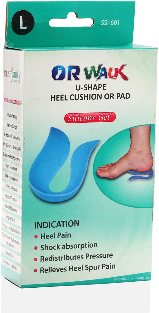 Heel shop spur pad