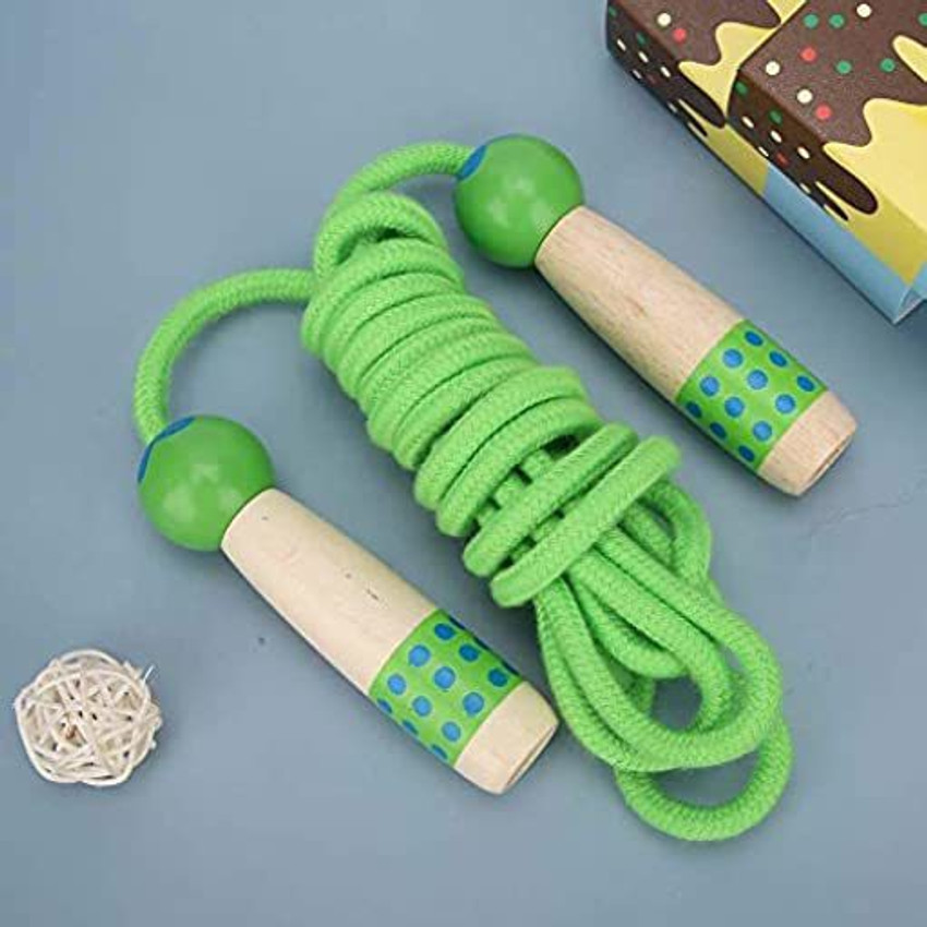 Childrens wooden skipping ropes cheap