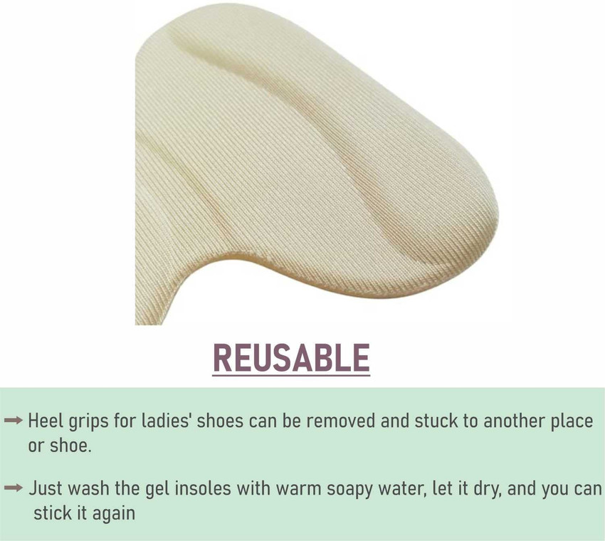 Heel discount grip pads