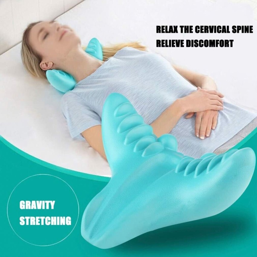 Neck Traction Pillow Cloud Shape Stretcher Cervical Support Pain Relief  Massage