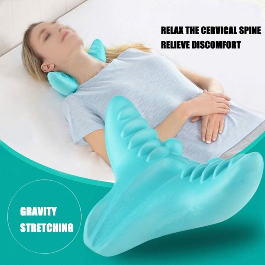 Neck Traction Pillow Cloud Shape Stretcher Cervical Support Pain