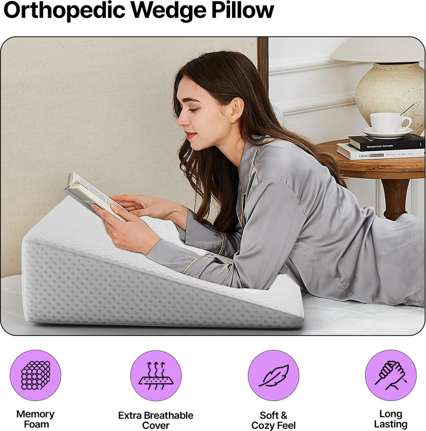 Wedge cushion for back support top