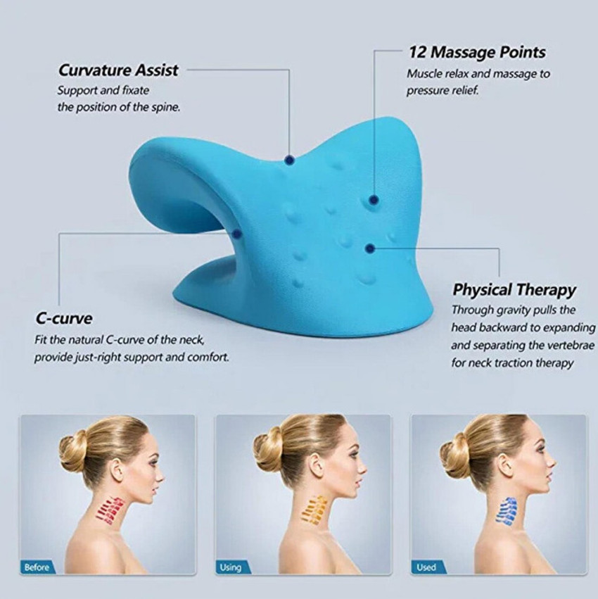 Neck curve correction store pillow