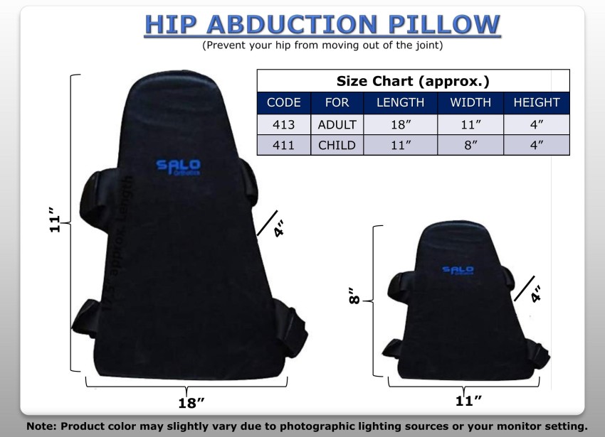 Hip Abduction Pillow - Hip Surgery Pillow with Pillow Cover