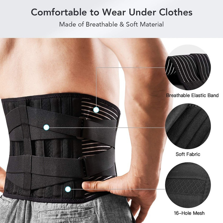 Abdominal Support Belt Men, Waist Back Support Belt