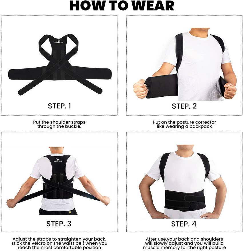 MAYOR Belt Support for Men Women with Back Pain Back Support Posture Corrector Buy MAYOR Belt Support for Men Women with Back Pain Back Support Posture Corrector