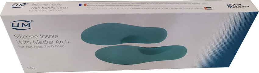 Silicone insole cheap with medial arch