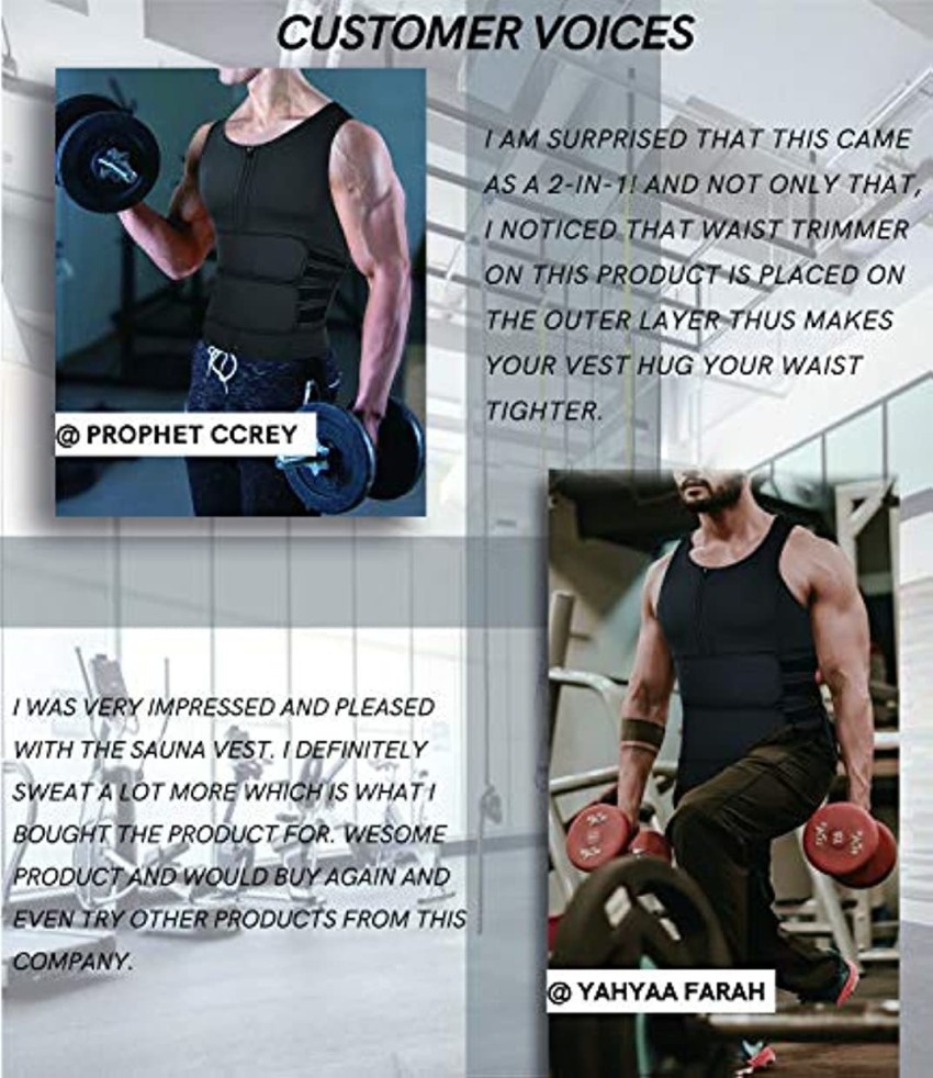 Comfree Men Neoprene Waist Trainer Vest Weight Loss Hot Sweat Sauna Vest  Suit Workout Abdominal Belt - Buy Comfree Men Neoprene Waist Trainer Vest  Weight Loss Hot Sweat Sauna Vest Suit Workout