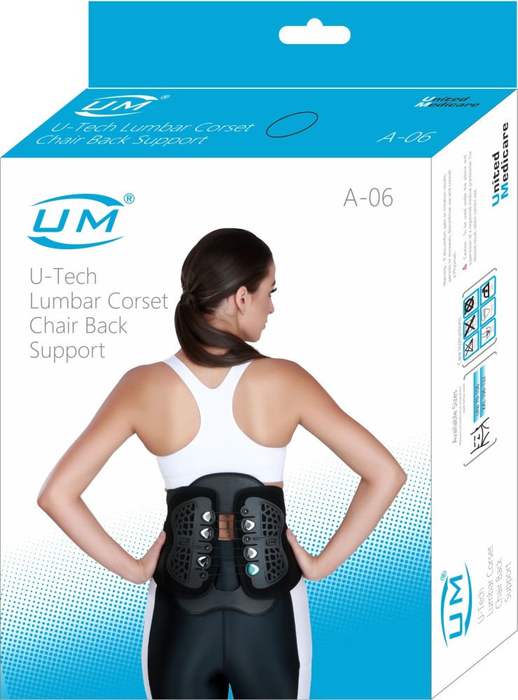 Buy UM U-Tech Lumbar Corset Lace - Pull Slim Fit (A23) (S & M) 1's Online  at Best Price - Back/Abdomen Supports