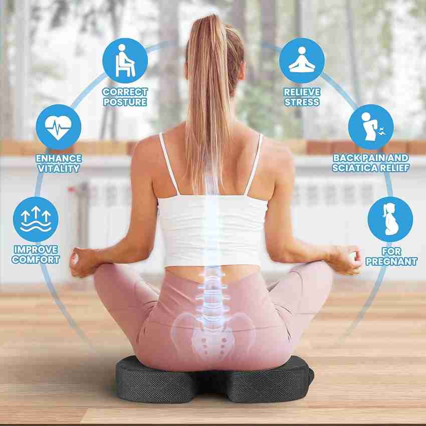 Control D Seat Cushion Sciatica Tailbone Pain Relief Memory Foam Coccyx Pillow upto 80 Kg Back Lumbar Support Buy Control D Seat Cushion Sciatica Tailbone Pain Relief Memory Foam Coccyx Pillow upto 80...