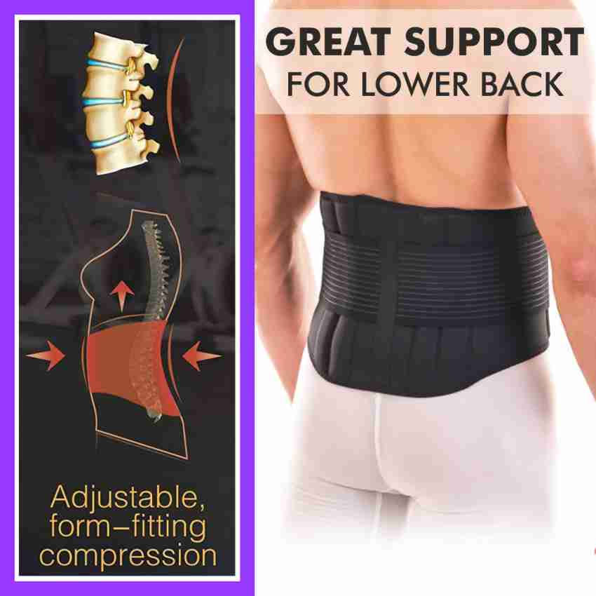 Generic (Black)Medical Back Waist Trainer Belt Spine Support Men