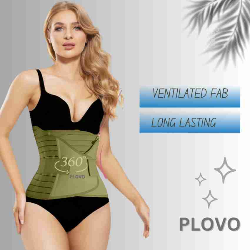 PLOVO ® 3-in-1 Abdominal Belt After Delivery - Post Pregnancy Belt After  Delivery - Free Size (Waist Sizes from 30 Inch to 46 Inches) (Beige)
