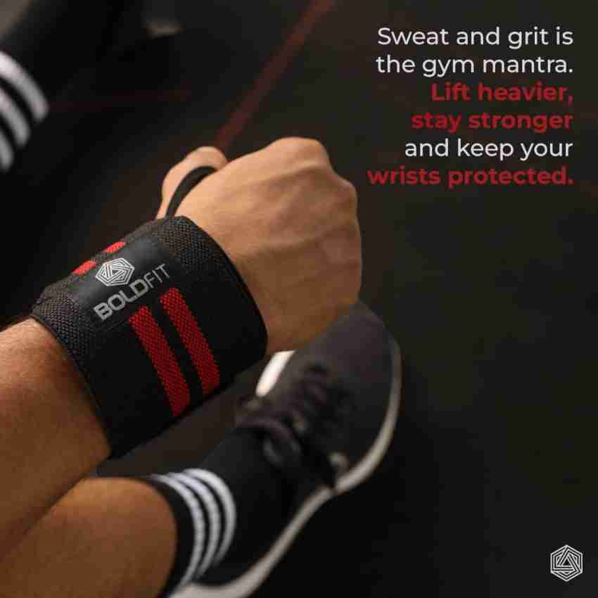 Boldfit Polycotton Wrist Sleeves for Men & Women, Wrist Band/Wrap for Gym.  Wrist Wrap/Straps Gym Accessories for Men & Women Hand Grip & Wrist  Support. While Wo… in 2023