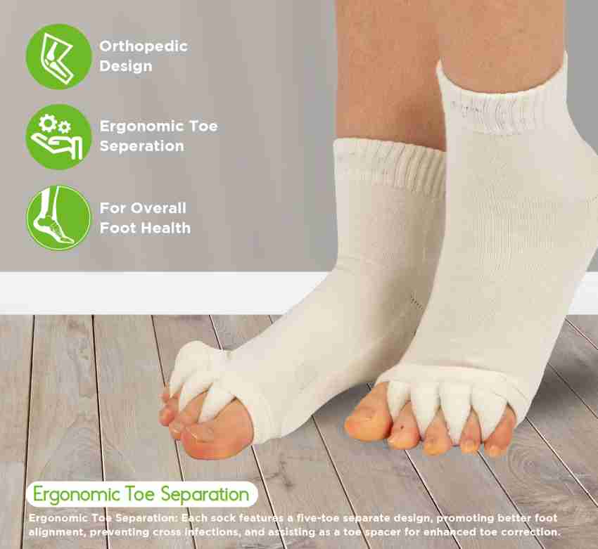 Evissa Foot Alignment Socks - Orthopedic Compression Toe Separator for  Comfortable Foot Support - Buy Evissa Foot Alignment Socks - Orthopedic  Compression Toe Separator for Comfortable Foot Support Online at Best Prices