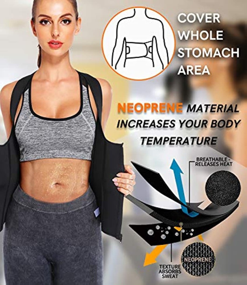 Comfree Neoprene Sauna Suits Hot Sweat Waist Trainer Vest Women