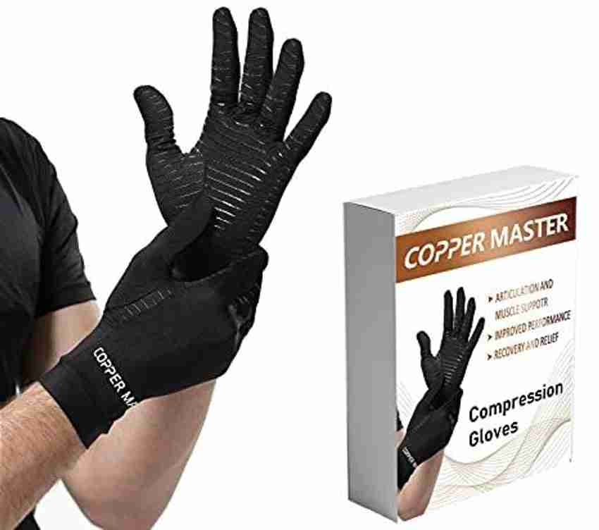 Buy Highcamp Compression Gloves For Arthritis Hands Copper Infused To Relief Swelling Pain Hand Support Online at Best Prices in India Sports Fitness Flipkart