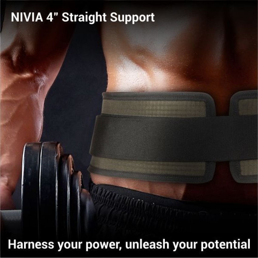NIVIA 4 (Inch) Straight Support Weight Lifting Belt - Buy NIVIA 4 (Inch)  Straight Support Weight Lifting Belt Online at Best Prices in India -  Fitness