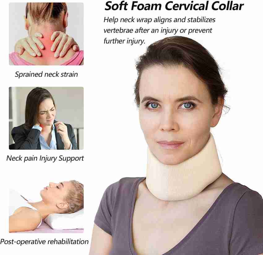 MOHAK Soft Foam Neck Brace Cervical Collar, Adjustable Neck