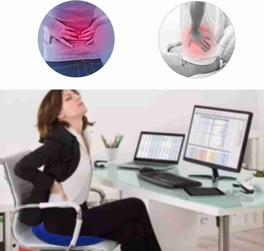 Donut Pillow Hemorrhoid Seat Cushion For Office Chair, Inflatable