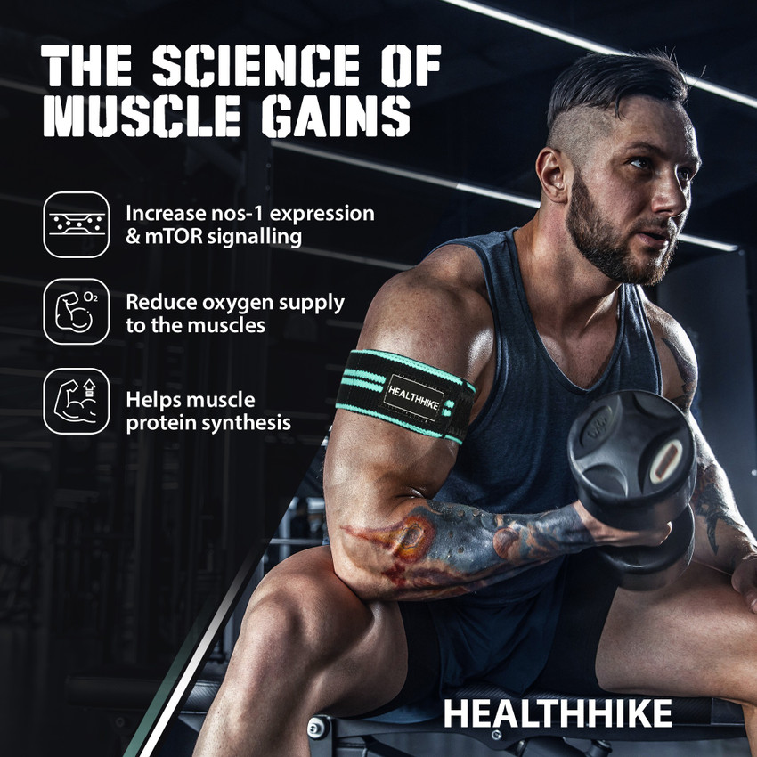 HealthHike Blood Flow Restriction Bands BFR for Arms Occlusion Training Gym Workout Hand Support Buy HealthHike Blood Flow Restriction Bands BFR for Arms Occlusion Training Gym Workout Hand Support