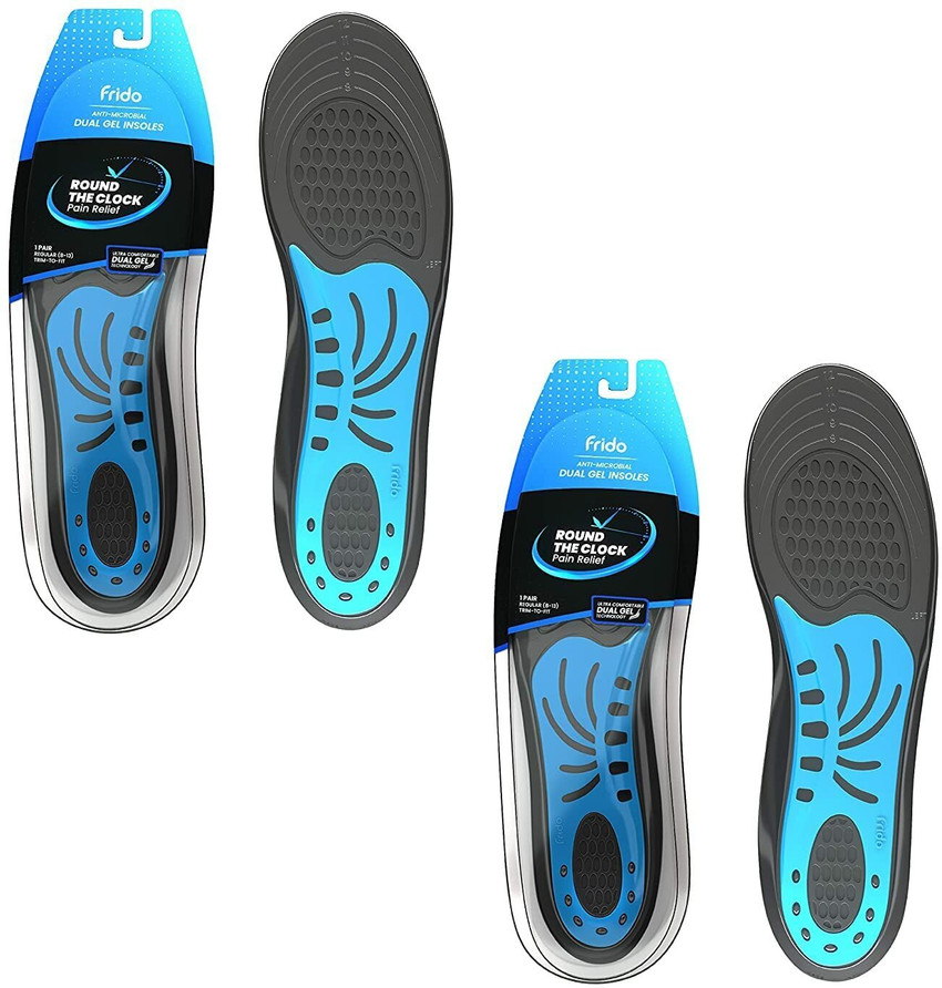 Frido Dual Gel Insoles Everyday Shoe Inserts Men in sizes 8 13 UK Pack of 2 Insole Buy Frido Dual Gel Insoles Everyday Shoe Inserts Men in sizes 8 13 UK