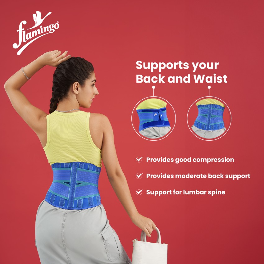 FLAMINGO Premium Lumbar Sacro Belt for Back Pain with dual Adjustable Strap, Unisex, XL Back / Lumbar Support - Buy FLAMINGO Premium Lumbar Sacro Belt  for Back Pain with dual Adjustable Strap