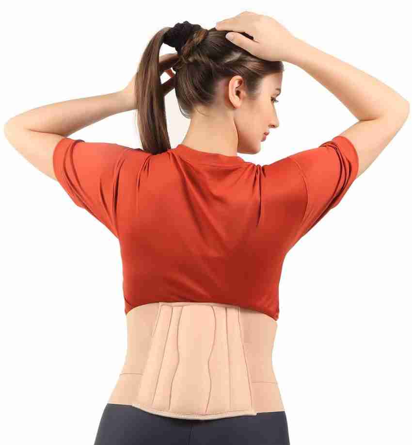 Flamingo Lumbar Support Waist Belt for Back Pain Relief | Belt for Back  Support | Belt with Adjustable Straps | Back Brace for Men and Women