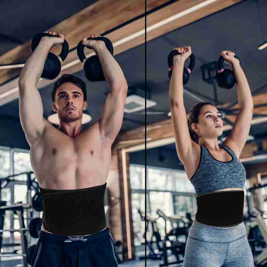 Sweat Slim Belt for Men and Women, Tummy Trimmer, Body Shaper