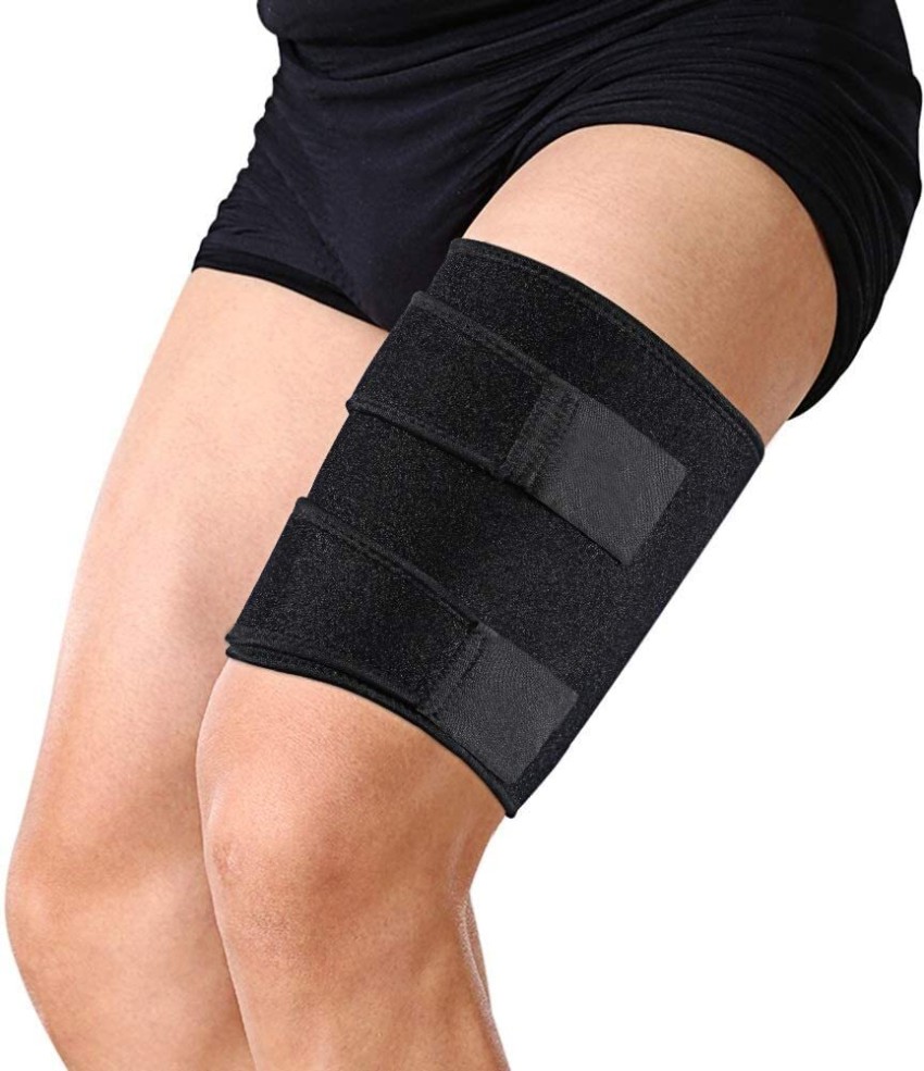 Buy Nucarture high support Brace Compression Wrap Leg Sleeve Protection  Pain Relief thigh belt. Knee Support Online at Best Prices in India -  Fitness, Tennis