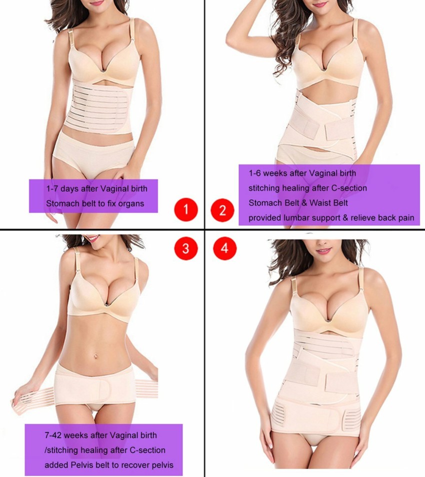 [Mengtingyan] Maternity Supporting Belts Adjust Tummy Tuck Belt and  Postpartum Belt To Repair Toning Clothes