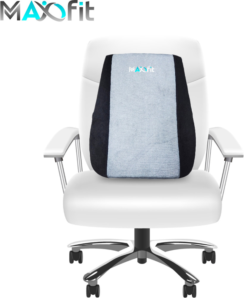 MAXOFIT Memory Foam Back Rest Support Cushion for Office Chair and