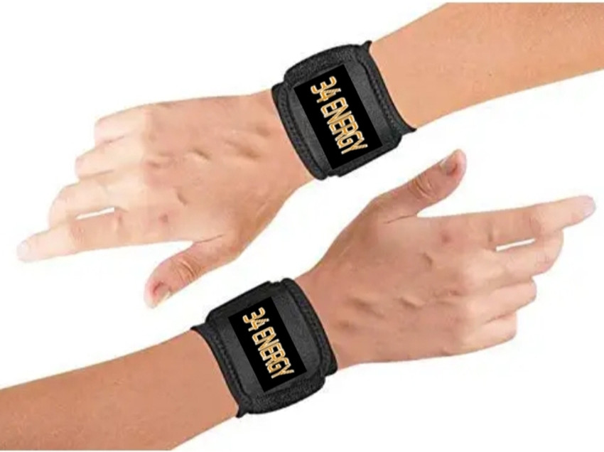 34ENERGY Best Wrist Support Neoprene Band Braces for Training