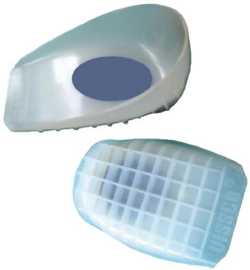 VISSCO New Improved Silicone Heel Cushion With Blue Soft Gel UN Heel Support