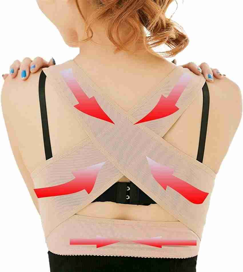 Buy Women Stretchable Breast Push Up Brace Bra & Back Support