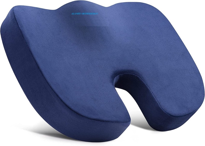 Alanfit Orho Memory Foam Lumbar Pillow and Seat Cushion Combo