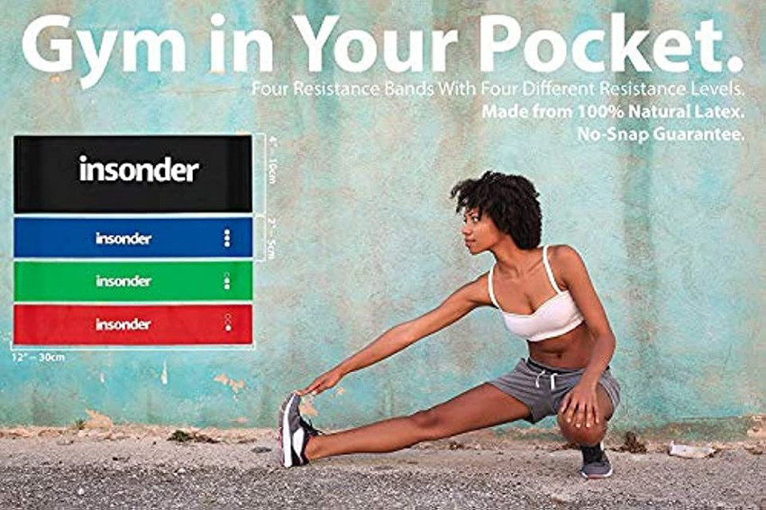 Insonder Resistance Bands Set Skin Friendly Loop Bands With Workout Guide Great Back Lumbar Support Buy Insonder Resistance Bands Set Skin Friendly Loop Bands With Workout Guide Great Back