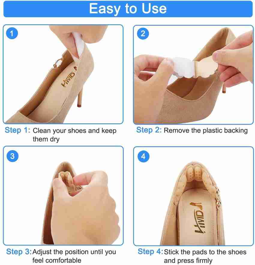 Sticky heel pads best sale