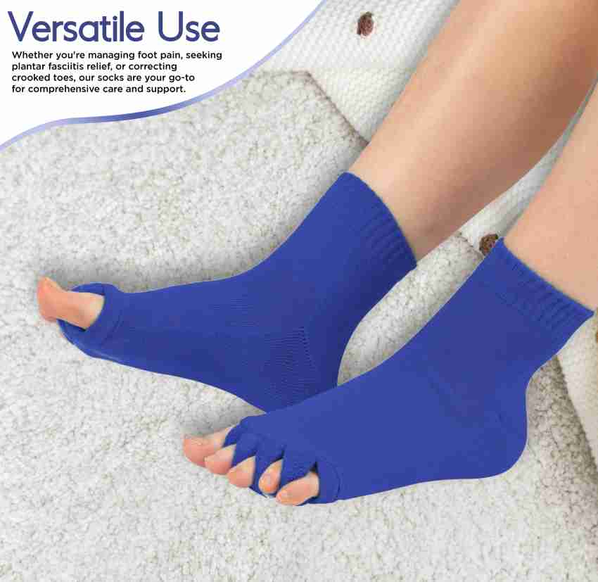 Evissa Foot Alignment Socks - Toe Separator for Comfortable Foot