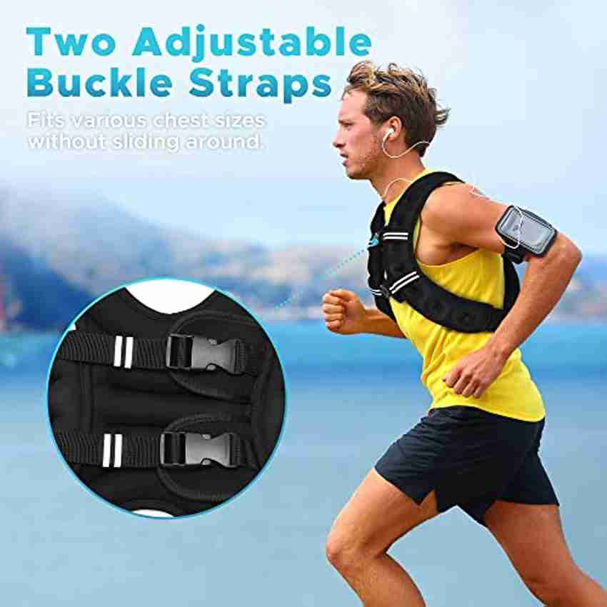 PACEARTH Weighted Vest Plus Size With Ankle Wrist Weights 25 Lbs