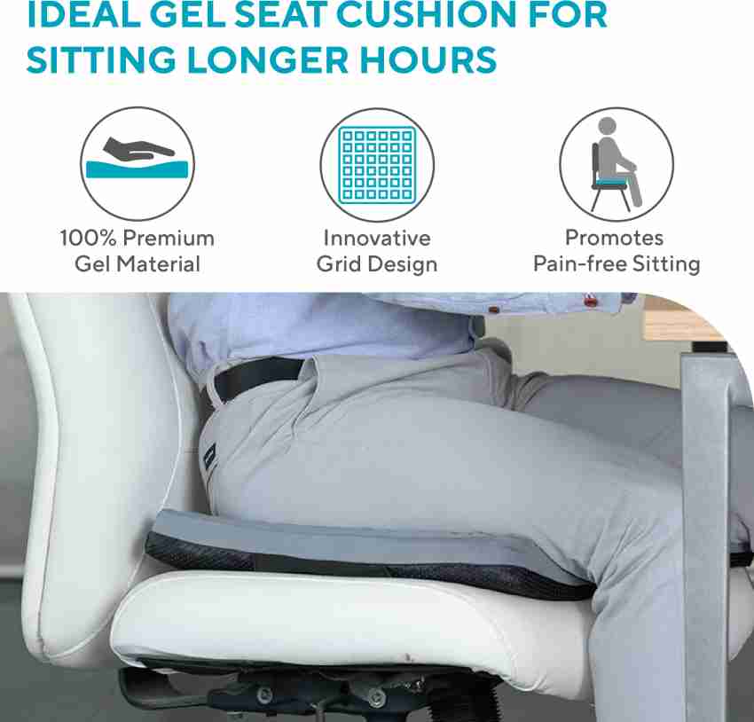 Enhanced Full Gel Seat Cushion for Sitting - Hip, Coccyx, Sciatica