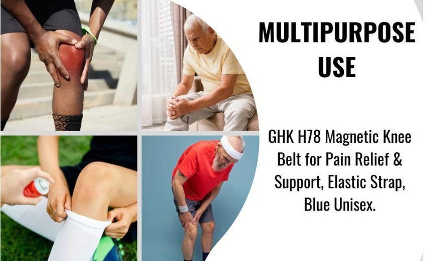 Magnetic knee belt outlet