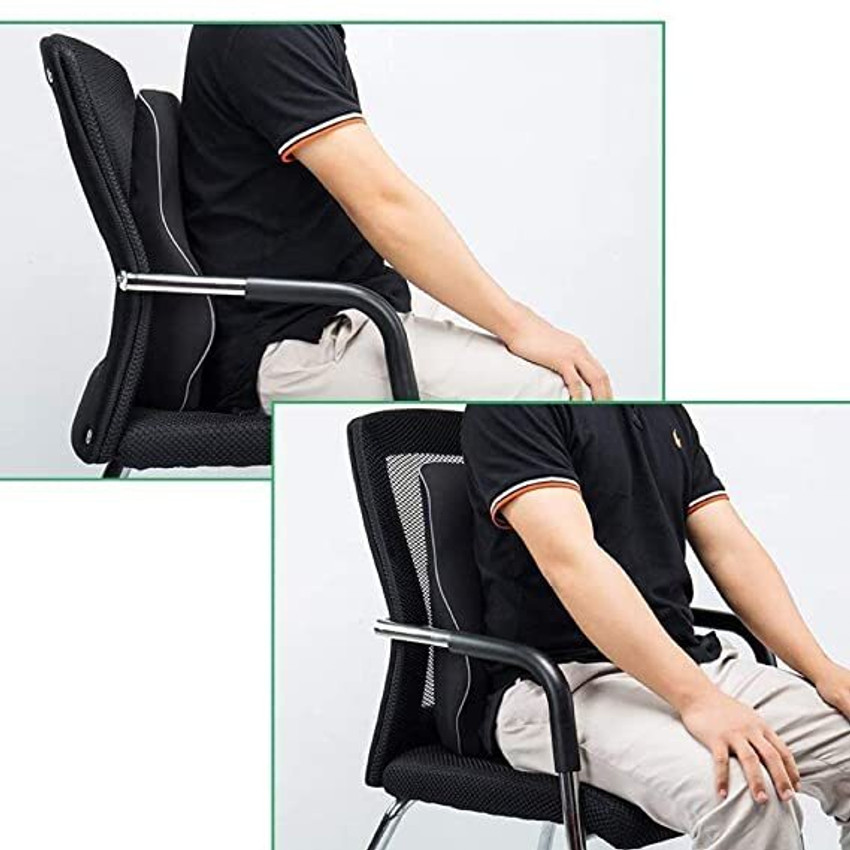 Memory foam back sales support for office chair