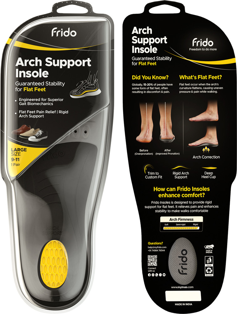 Frido Arch Support Rigid Insole for Flat Feet Relieves Feet Pain Large 9 11 UK Foot Support Buy Frido Arch Support Rigid Insole for Flat Feet Relieves Feet Pain Large 9 11 UK