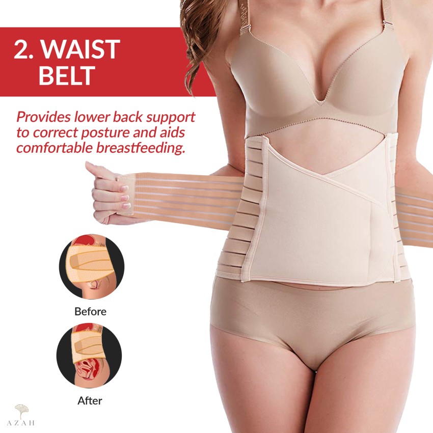 AZAH Postpartum Belt, 3-in-1 Shaping & Support Pregnancy Belts Abdominal  Belt - Buy AZAH Postpartum Belt