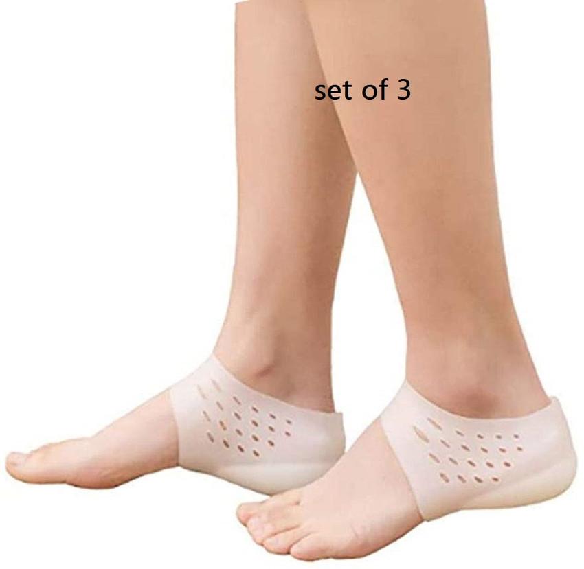 NIERU Invisible Height Booster Socks Insoles Increase Socks Heel