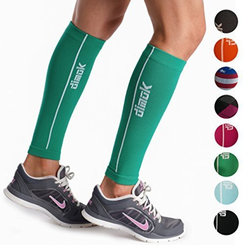 Dimok Calf Compression Sleeves Green Leg Compression Socks For