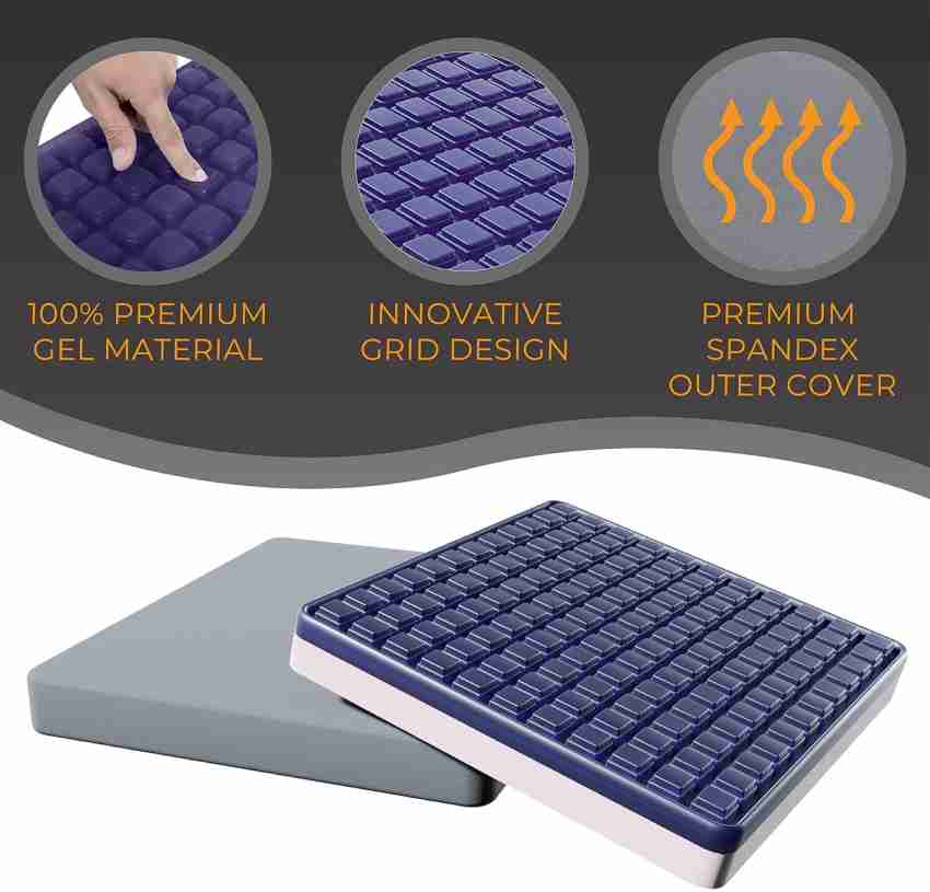 GELRIDE Advanced Gel Seat Cushion - Prevents Pressure Sores