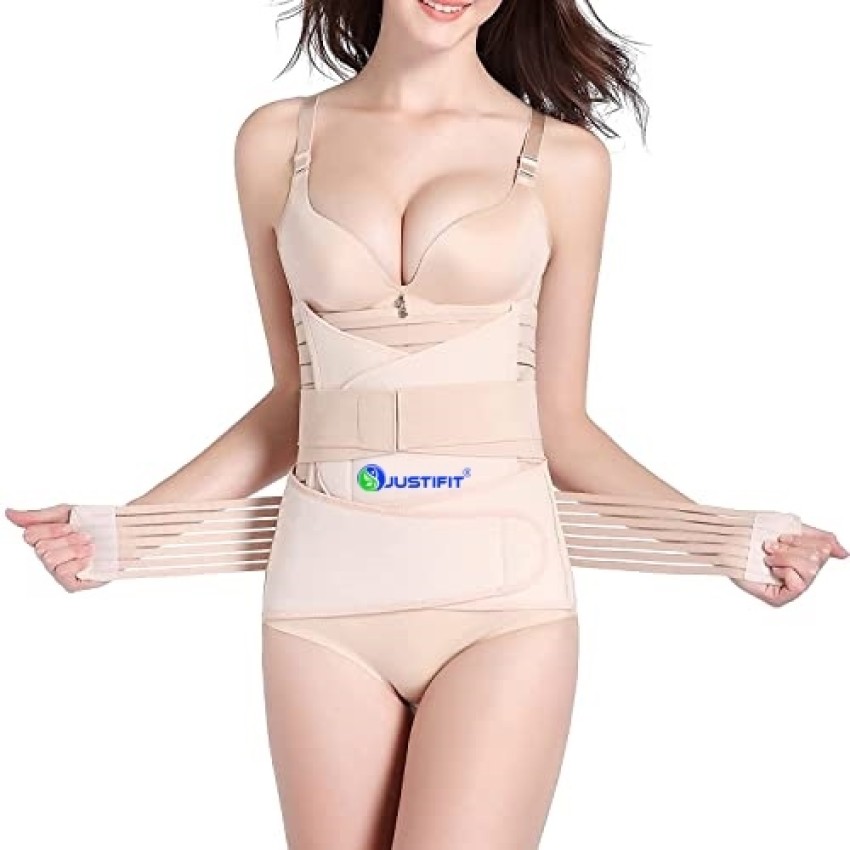 Buy JUSTIFIT 3 in 1 Post Pregnancy tummy belt after c section Muscles  support belly Trimming Abdominal Belt Online at Best Prices in India -  Fitness